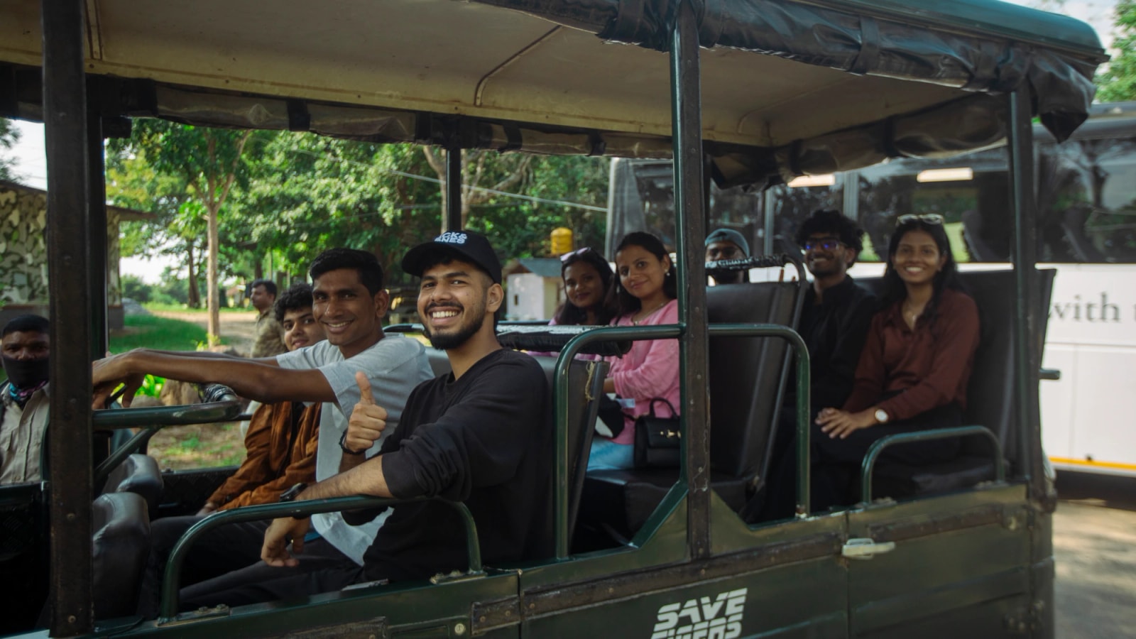 Students on a Tentasy educational nature tour