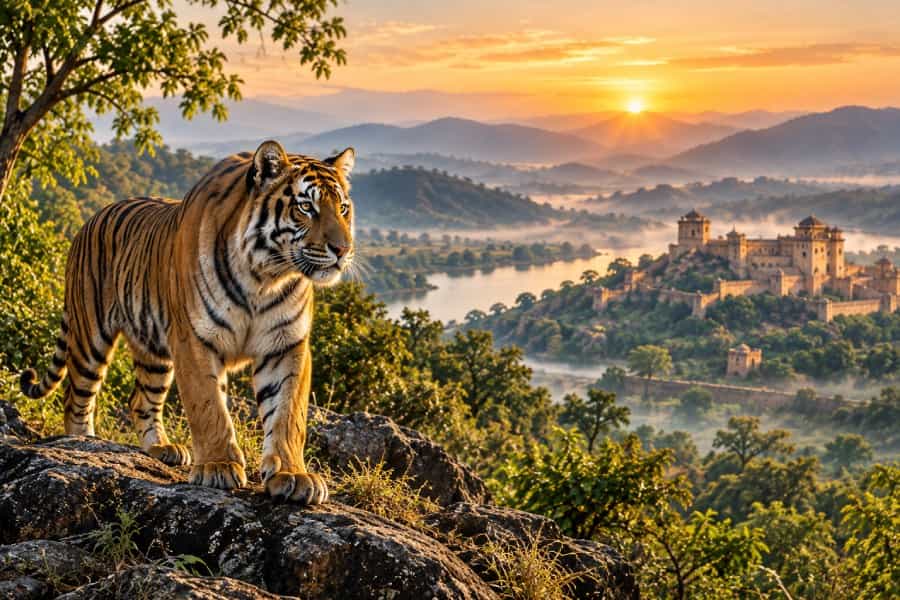 Tentasy private wildlife tour in an Indian forest